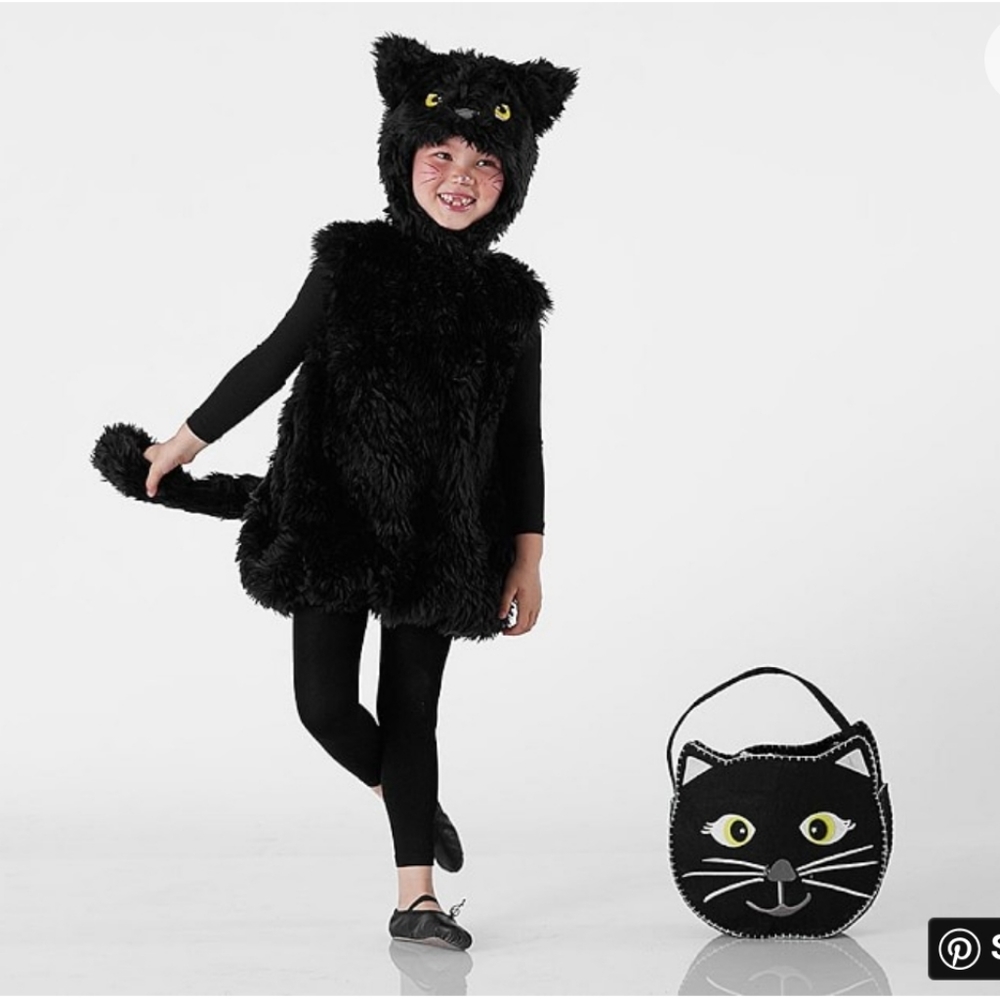 Pottery Barn Kids Black Cat Costume